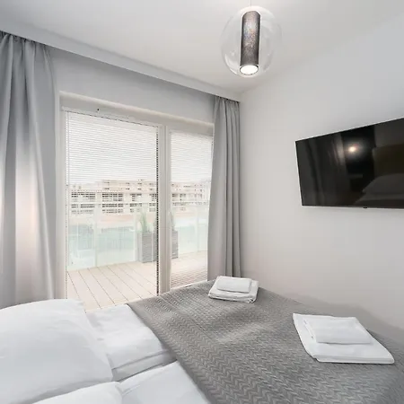 Lägenhetshotell Faro Apartamenty Aqua Fun Baseny W Cenie Pools Inklusive Kołobrzeg